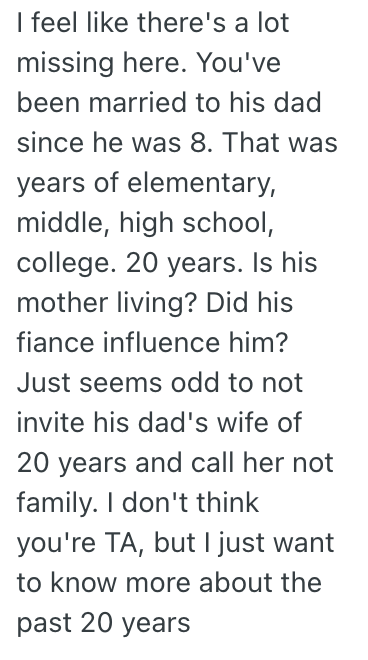 Screenshot 2025 07 08 at 9.16.45 AM She Found Out She Wasnt Invited To Her Stepsons Wedding, And She Laughed At Him Because She Was So Perplexed